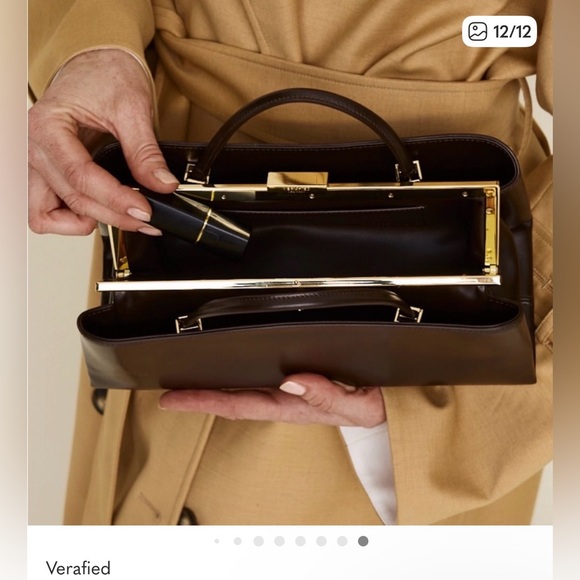 Verafied Chocolate Eclair Bag 3-in-1 Clutch, Shoulder Bag, Top Handle Bag - Picture 4 of 7